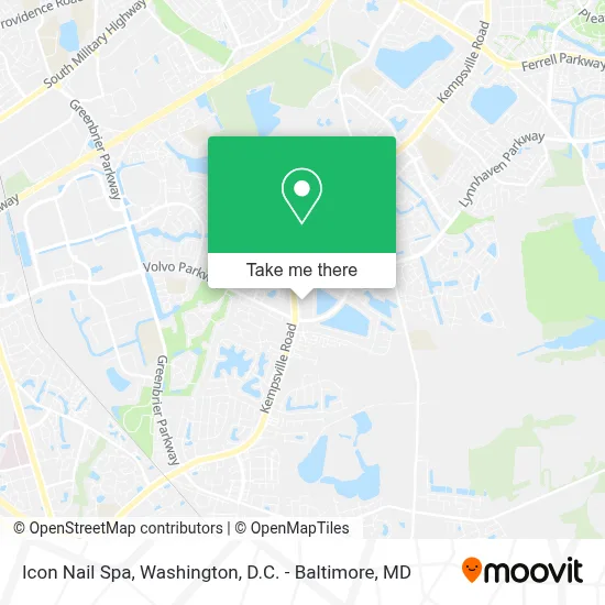 Icon Nail Spa map