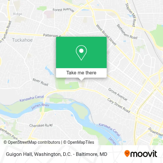 Guigon Hall map