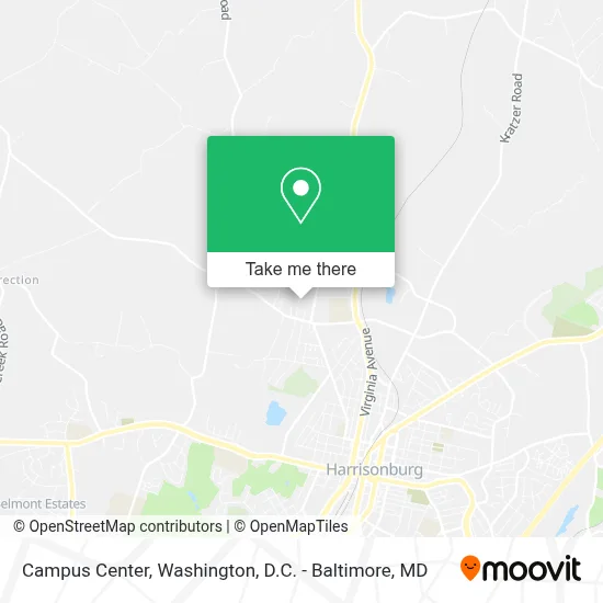 Campus Center map