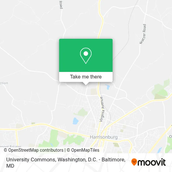University Commons map