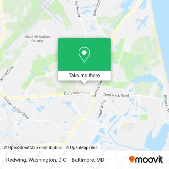 Redwing map