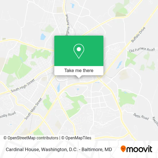 Cardinal House map