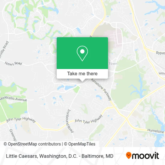 Little Caesars map