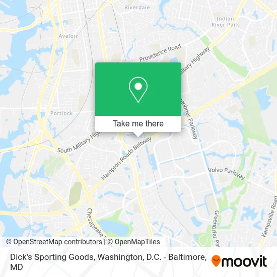 Dick's Sporting Goods map