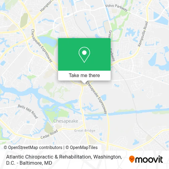 Atlantic Chiropractic & Rehabilitation map