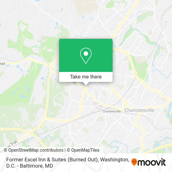 Former Excel Inn & Suites (Burned Out) map