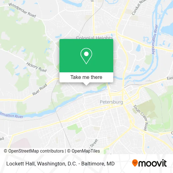 Lockett Hall map