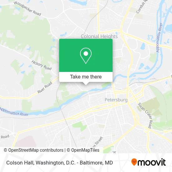 Colson Hall map