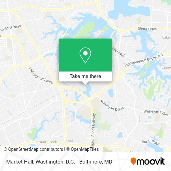 Market Hall map