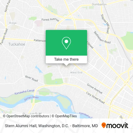 Stern Alumni Hall map