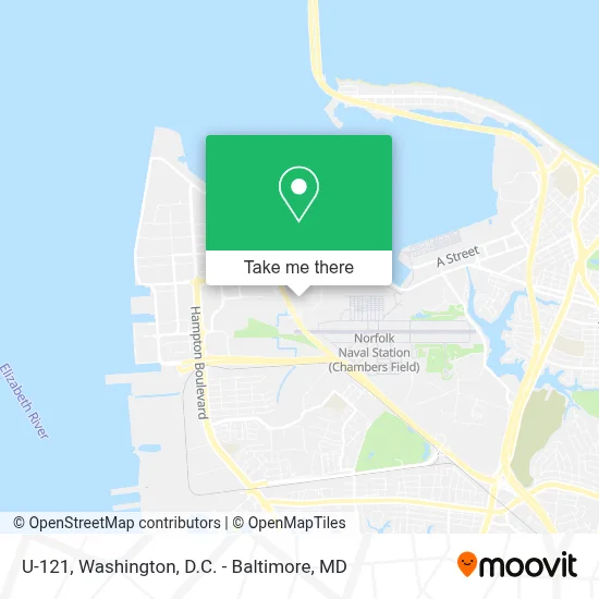 U-121 map