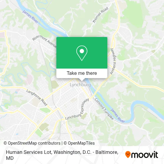 Human Services Lot map