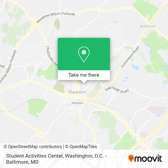 Student Activities Center map