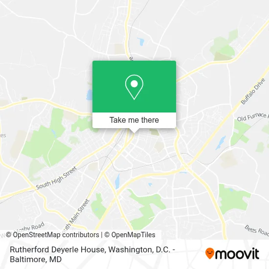 Rutherford Deyerle House map