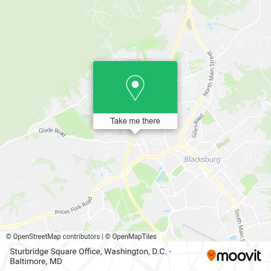 Sturbridge Square Office map