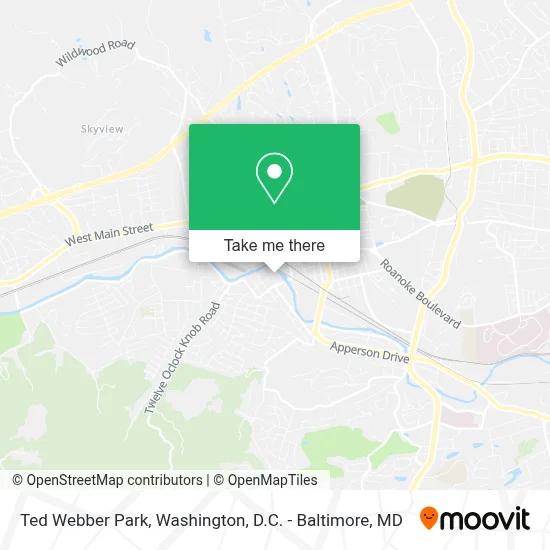 Ted Webber Park map