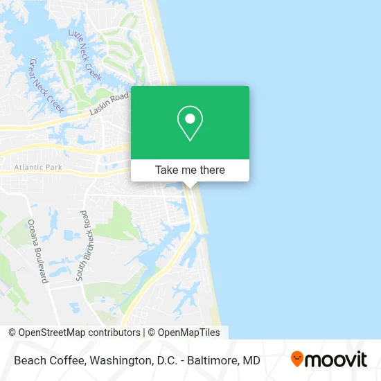 Beach Coffee map
