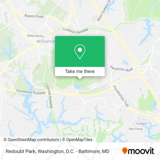 Redoubt Park map