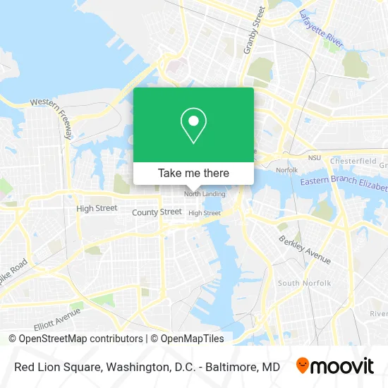 Red Lion Square map