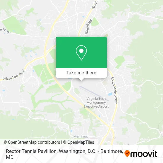 Rector Tennis Pavillion map