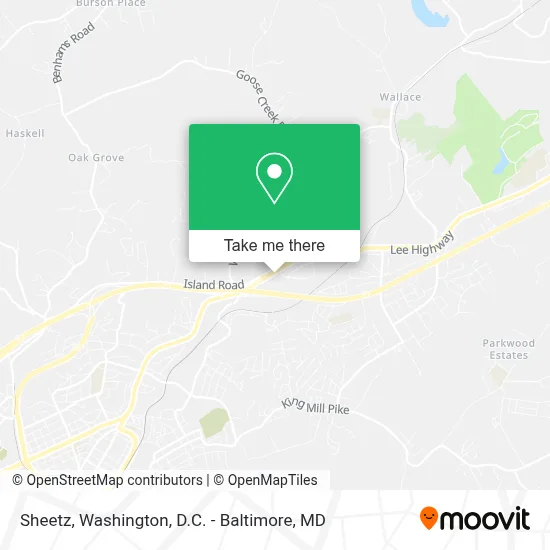 Sheetz map