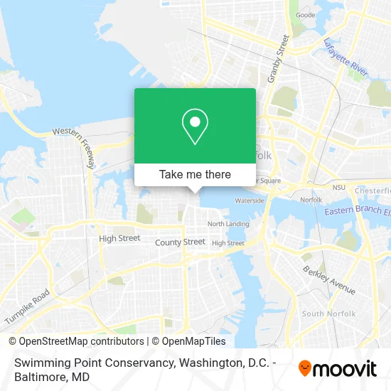 Swimming Point Conservancy map