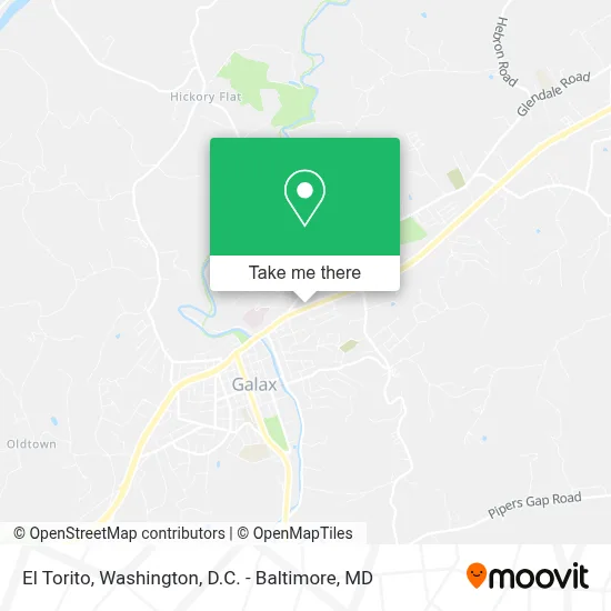 El Torito map