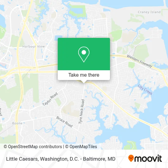 Little Caesars map
