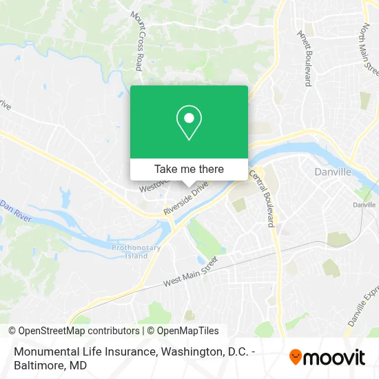 Monumental Life Insurance map