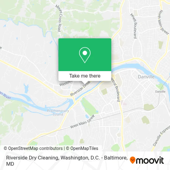 Riverside Dry Cleaning map