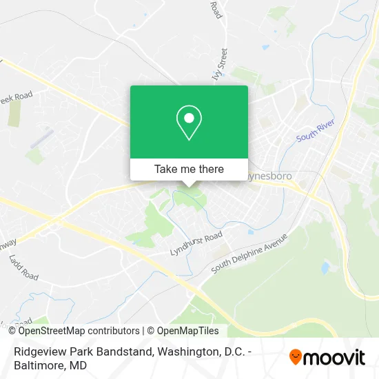 Ridgeview Park Bandstand map