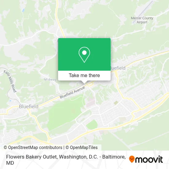 Flowers Bakery Outlet map