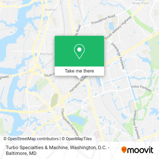 Turbo Specialties & Machine map