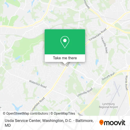Usda Service Center map