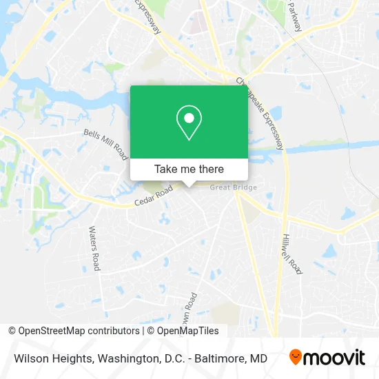Wilson Heights map