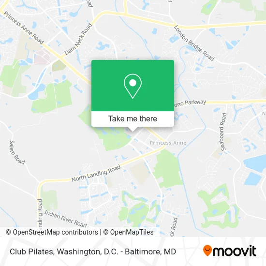 Club Pilates map