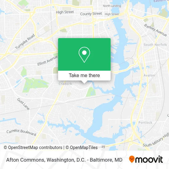 Afton Commons map
