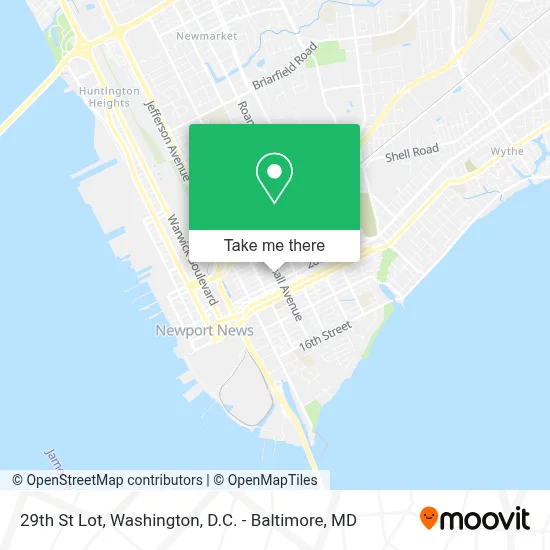 29th St Lot map