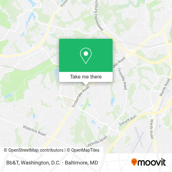 Bb&T map