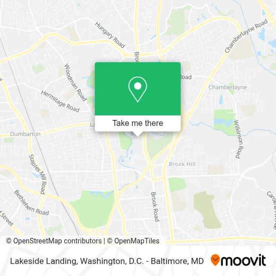 Lakeside Landing map