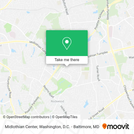 Midlothian Center map