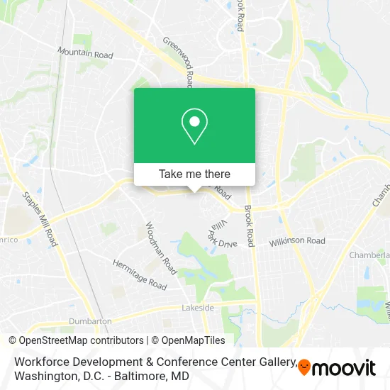 Workforce Development & Conference Center Gallery map