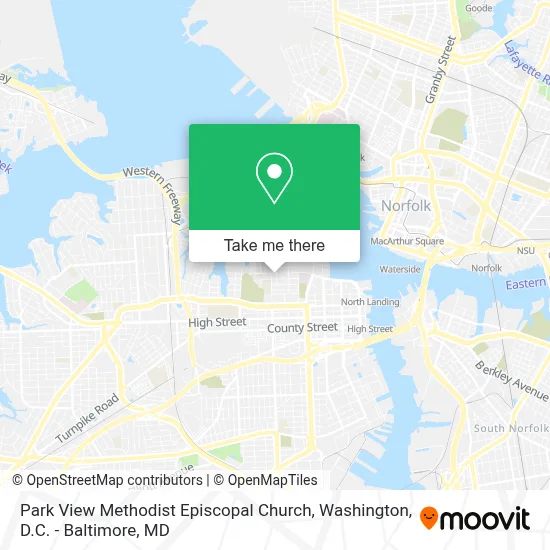 Park View Methodist Episcopal Church map