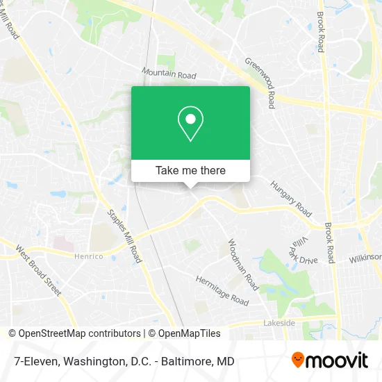 7-Eleven map
