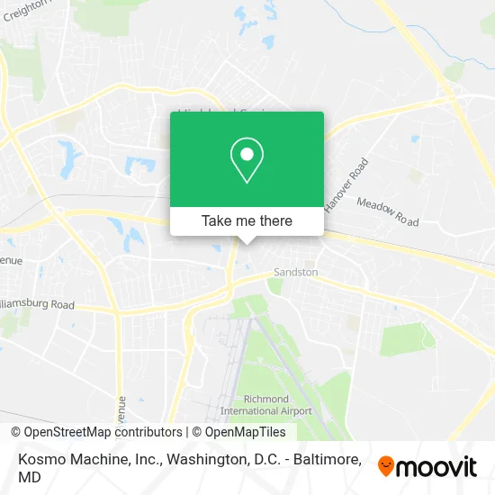 Kosmo Machine, Inc. map