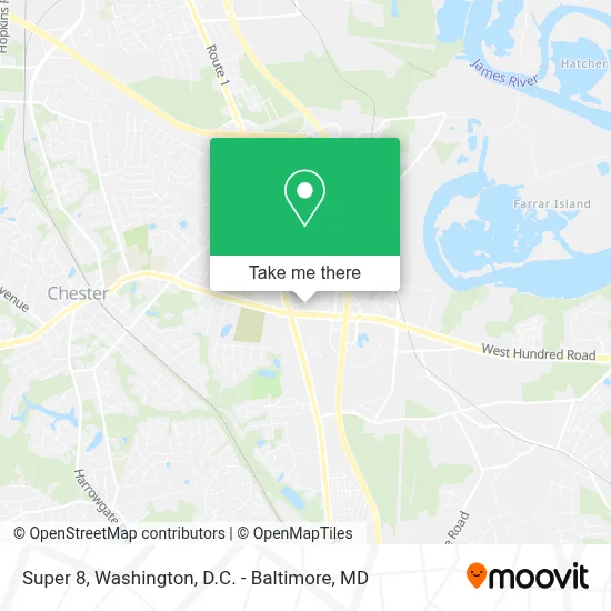 Super 8 map