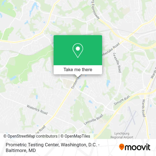 Prometric Testing Center map