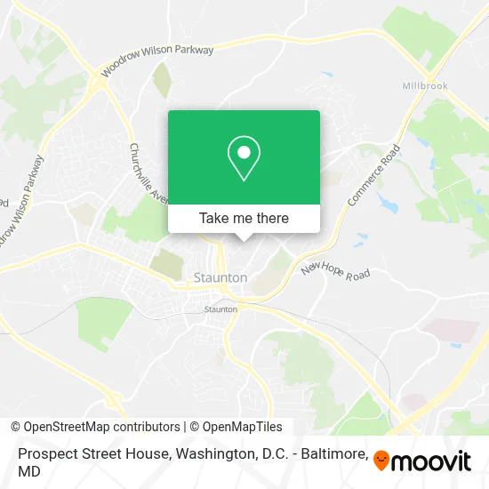 Prospect Street House map