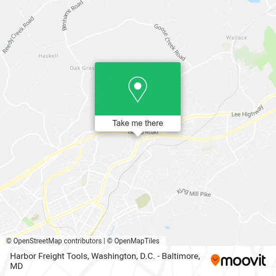 Harbor Freight Tools map