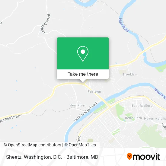 Sheetz map